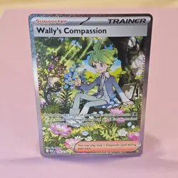 Pokemon TCG Mega Evolution Wally’s Compassion Trainer Card 186/132 Near Mint NM - Image 1