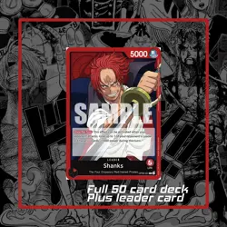 One Piece TCG Shanks Complete Deck - OP09 - 51 Cards READY TO PLAY - Image 2