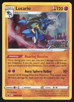 Lucario SWSH186 Pokemon TCG Sword & Shield Promo Cards NM - Image 1