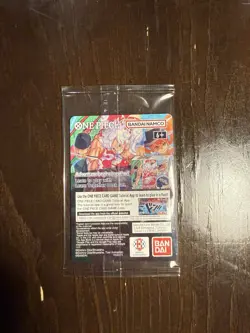 One Piece Monkey.D.Luffy [College Basketball US Voyage] P-055 Promo Card SEALED - Image 2