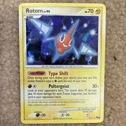 Pokemon Rotom Basic Holo Rare Plasma 2009 51/127 HP70 30+ Card - Image 1