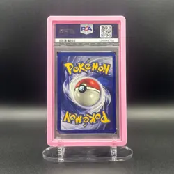 1999 Pokemon Game 7 Hitmonchan Holo Shadowless Card PSA 7 NM - Image 2