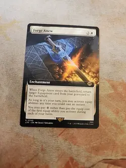 Forge Anew Extended Art Universes Beyond The Lord Of The Rings MTG NM - Image 1