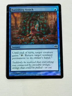 MTG FOIL Banishing Knack Eventide Magic the Gathering - Image 1