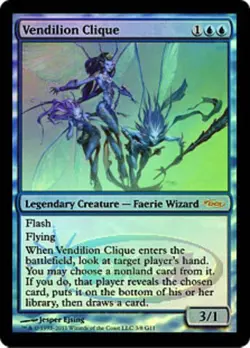 [1x] Vendilion Clique - Foil DCI Judge Promo Near Mint, English Foil Judge Promo - Image 1