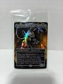 Magic The Gathering Agent Anti-Venom Full Art Foil Action Figure Promo *NO... - Image 1