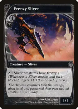 1x Frenzy Sliver - NM - See Pic for Set - SPARROW MAGIC mtg - Image 1