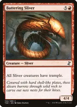 1x Battering Sliver - NM - See Pic for Set - SPARROW MAGIC mtg - Image 1