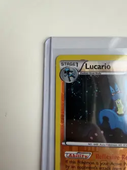 Pokemon TCG Lucario Legendary Treasures Reverse Holo Rare 80/113 LP - Image 2