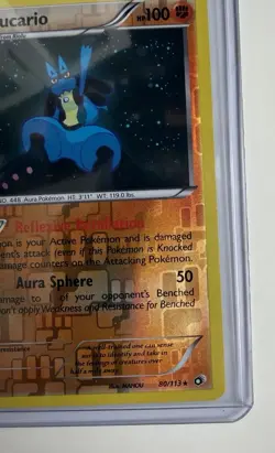 Pokemon TCG Lucario Legendary Treasures Reverse Holo Rare 80/113 LP - Image 4