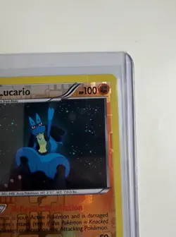 Pokemon TCG Lucario Legendary Treasures Reverse Holo Rare 80/113 LP - Image 5