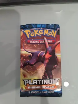 Pokemon Platinum Rising Rivals Booster Pack NEW FACTORY SEALED HOUNDOOM Art 2009 - Image 1