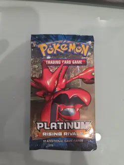 Pokemon Platinum Rising Rivals Booster Pack NEW FACTORY SEALED SCISOR Art 2009 - Image 1