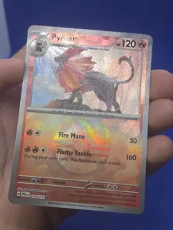 Pokemon Prismatic Evolutions Pyroar 016/131 Master Ball Pattern NM - Image 2