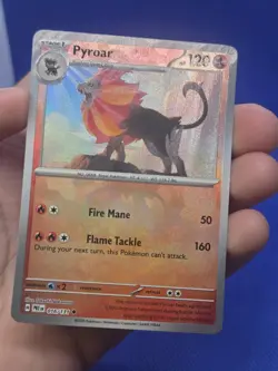 Pokemon Prismatic Evolutions Pyroar 016/131 Master Ball Pattern NM - Image 3