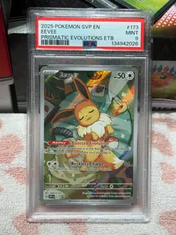 PSA 9 Eevee SVP EN 173 Black Star Promo Pokemon 2025 - Image 5
