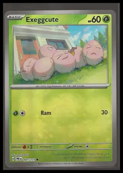 Pokemon TCG Exeggcute (Master Ball Pattern) 001/131 Prismatic Evolutions NM/M - Image 1