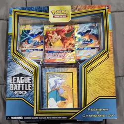 Pokemon TCG League Battle Deck Charizard and Reshiram GX Box New Sealed - Image 1