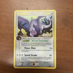 Pokemon Aerodactyl 1/92 Legend Maker Stamped Reverse Holo Rare - Image 1