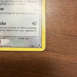 Pokemon Aerodactyl 1/92 Legend Maker Stamped Reverse Holo Rare - Image 2