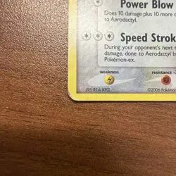 Pokemon Aerodactyl 1/92 Legend Maker Stamped Reverse Holo Rare - Image 3