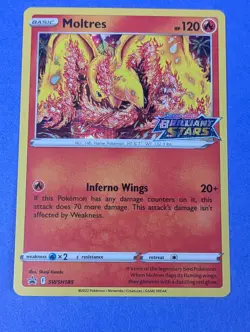 Moltres - SWSH185 - Pre-Release Promo Sword & Shield Promos - Pokemon - NM - Image 1