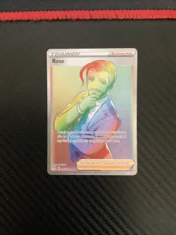 Pokemon TCG Darkness Ablaze Rose #196/189 Full Art Holo Secret Rare NM - Image 1
