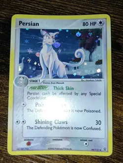 Pokemon EX FireRed & LeafGreen Persian 44/112 Reverse Holo - Image 3