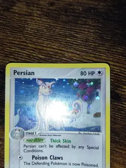 Pokemon EX FireRed & LeafGreen Persian 44/112 Reverse Holo - Image 4