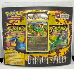 2012 Pokemon TCG Rayquaza Dragon Vault 3-Pack Blister READ! 820650107948 - Image 1