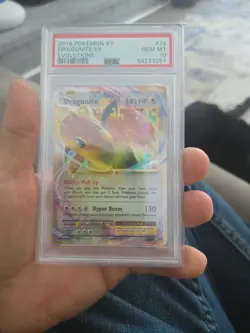 2016 Pokemon XY Evolutions Dragonite Holo Rare #72/108 PSA 10 - Image 2