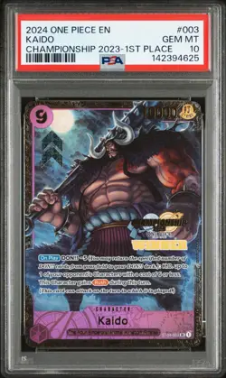 Kaido ST04-003 EN ONE PIECE TCG 2023 Championship WINNER-Mint - Image 1