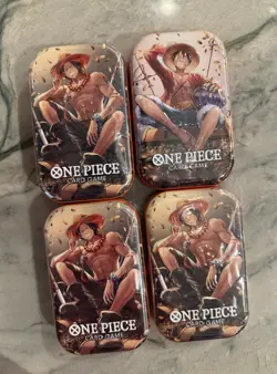 One Piece Card Game Mini-Tin Pack Set Vol.2 Lot of 4 - Image 1