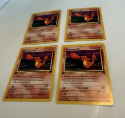 Pokemon Rocket 1st Edition Charmander Lot Of 4 Cards Nrmt - Image 1