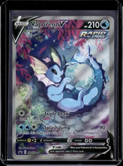 Pokemon SWSH: Sword & Shield Promo Cards Vaporeon V SWSH181 - Image 1