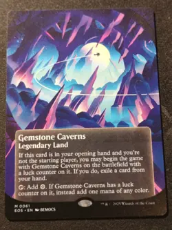 Gemstone Caverns - Borderless - Stellar Sights - EOS - MTG - EN - NM - 0061 - Image 1