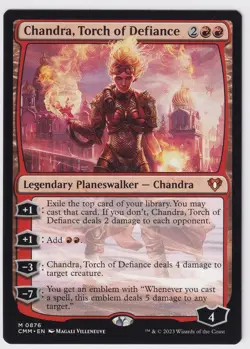 Chandra, Torch of Defiance - NM - CMM - MTG - Image 1