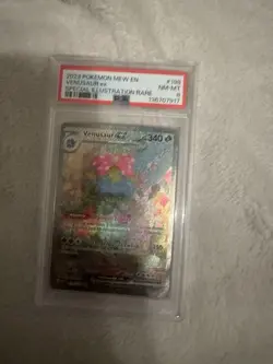 Pokemon 2023 Mew Venusaur ex Special Illustration Rare #198 PSA 8 English - Image 2