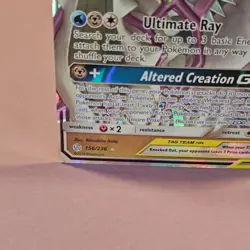 Arceus & Dialga & Palkia GX 156/236 SM-Cosmic Eclipse Holo TAG TEAM NEAR MINT NM - Image 4