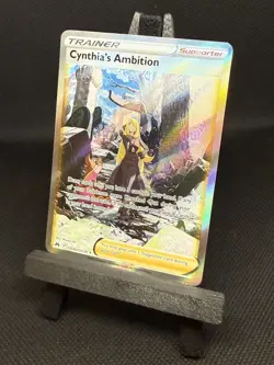 🔥NM/MINT- Pokemon Crown Zenith Cynthia's Ambition GG60 Full Art TCG - Image 3