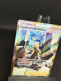 🔥NM/MINT- Pokemon Crown Zenith Cynthia's Ambition GG60 Full Art TCG - Image 5