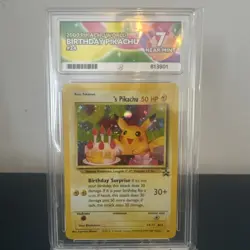 Pokemon TCG Birthday Pikachu WOTC Black Star Promo 24 English - Image 1