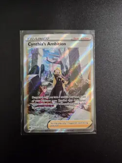 Pokemon Card Lot Galarian Gallery Trainer Cynthia's Ambition GG60 & More - Image 2