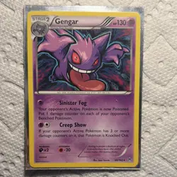 Pokemon Gengar Holo Rare 60/162 Breakthrough 130 HP Stage 2 English Card - Image 1