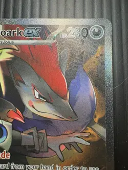 N's Zoroark EX Holo Sir Rare Card 185/159 Sv09: Journey Together NM Condition - Image 4