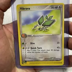 VIBRAVA 47/97 - NON-HOLO UNCOMMON - Ex Dragon - 2003 POKEMON CARD - NM Vintage - Image 1