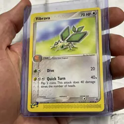 VIBRAVA 47/97 - NON-HOLO UNCOMMON - Ex Dragon - 2003 POKEMON CARD - NM Vintage - Image 2