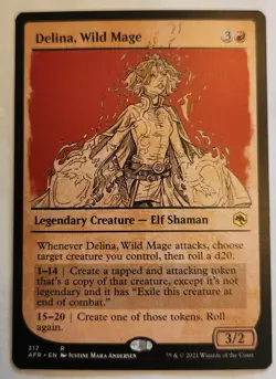 Delina, Wild Mage (Showcase) Adventures in the Forgotten Realms Regular - Image 1