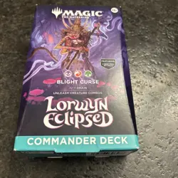 Magic The Gathering Lorwyn Eclipsed Commander Deck Blight Curse - Image 1