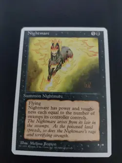 Magic the Gathering ~ MTG ~ Nightmare ~ Fourth Edition ~ 4Ed ~ LP - Image 1